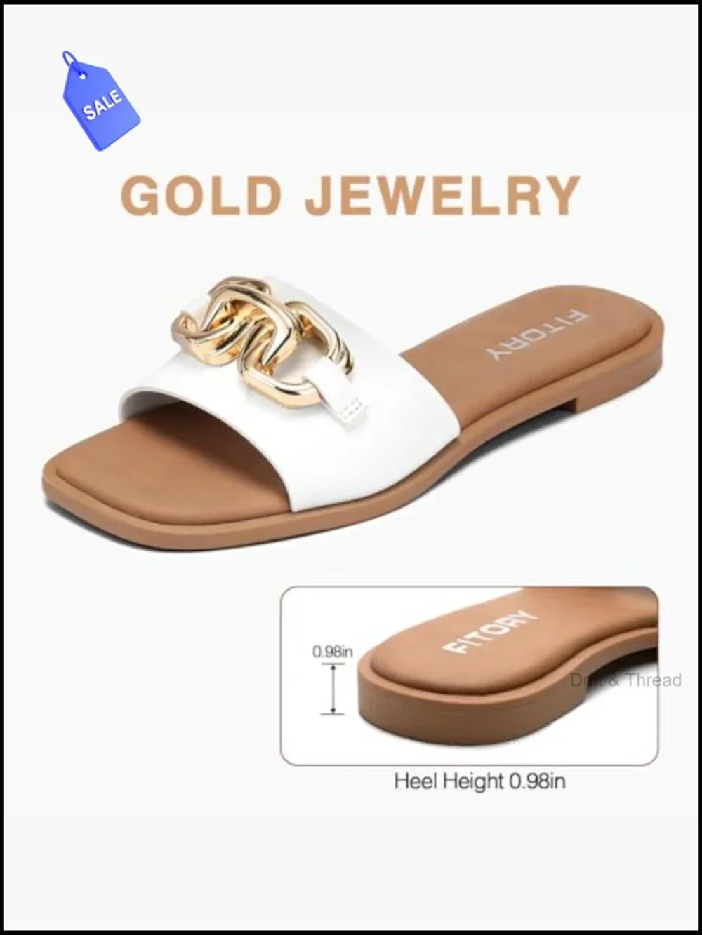 Women's Flat Sandals Fashion Slides Soft Leather Slippers Summer Size 6-11